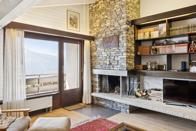 3 pièces et studio attenant, balcon 22 m2 face aux sommets (3)