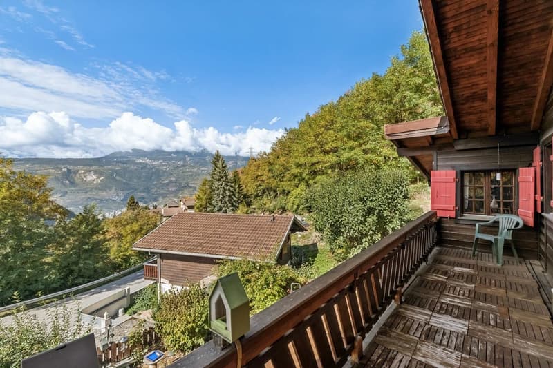 Chalet avec vue sur les Alpes - Résidence secondaire autorisée (10)