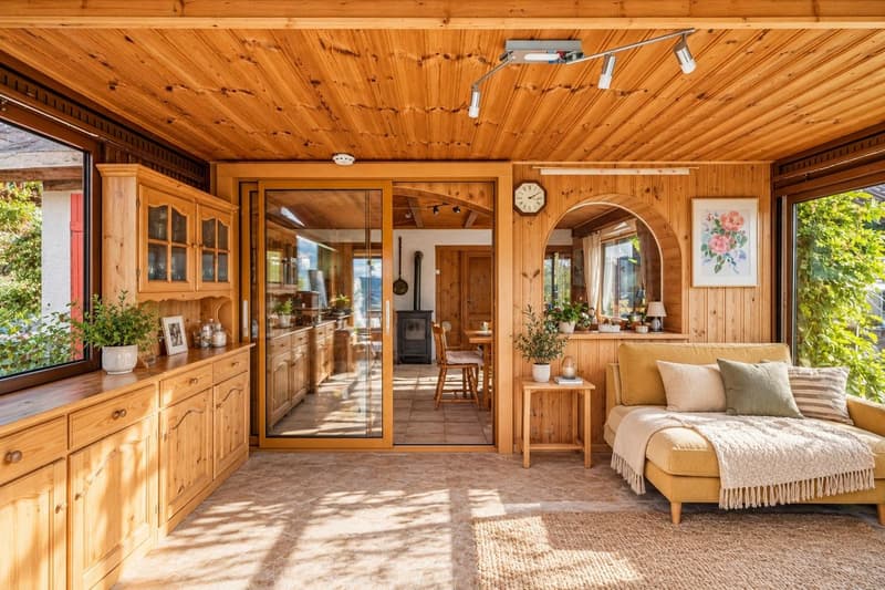 Chalet avec vue sur les Alpes - Résidence secondaire autorisée (5)