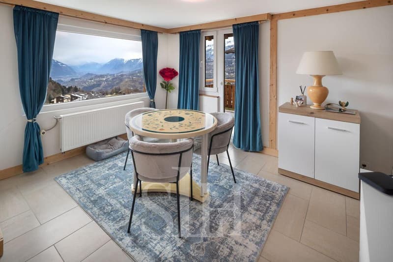 Chalet, Vue et emplacement privilégié à proximité de Crans-Montana (11)
