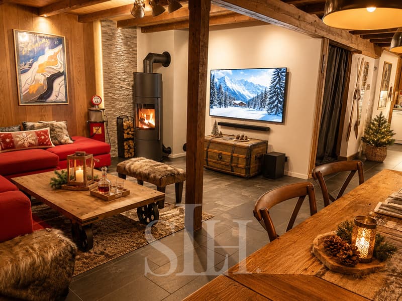 Chalet Les Arolles- Authentique chalet alpin. (6)