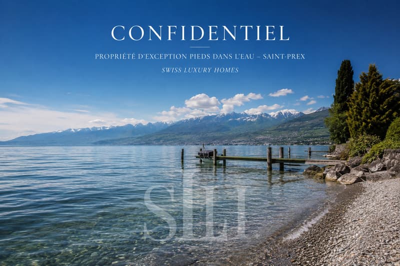 Une propriété rare sur les rives du Léman (1)