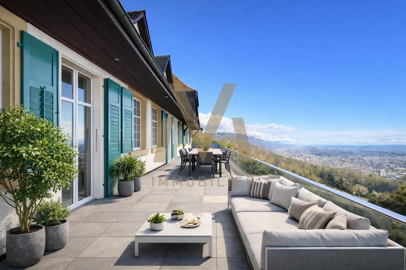 Magnifique terrasse de 60 m2