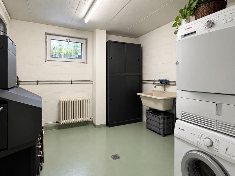 Buanderie privée au sous-sol