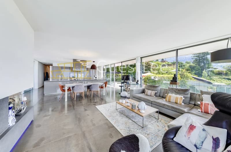 Contemporary "Villa d'architecte" in the Heart of Blonay (7)