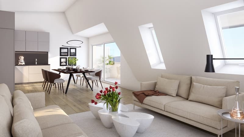 Neubau: 3.5-Zimmer-Dachwohnung mit Hobbyraum und grosszügigem Balkon in Ettingen (5)