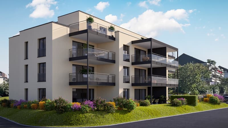Neubau: 2.5-Zimmer-Wohnung mit Garten in Oberwil (3)