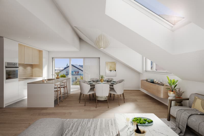 A VENDRE SUR PLANS APPARTEMENT 3,5 PCES (105 M2 PPE) EN ATTIQUE (2)