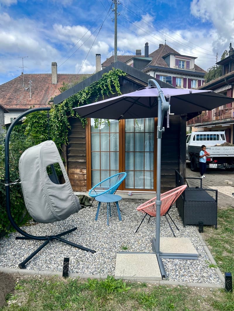 Cabanon jardin privatif appartement rez
