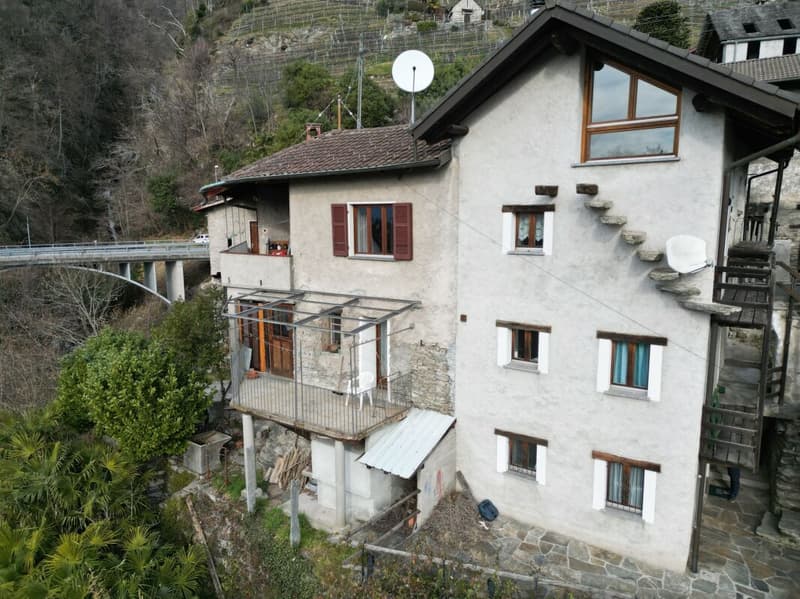 Casa nel nucleo, 3.5 locali, Completamente Riattata, Agarone (1)
