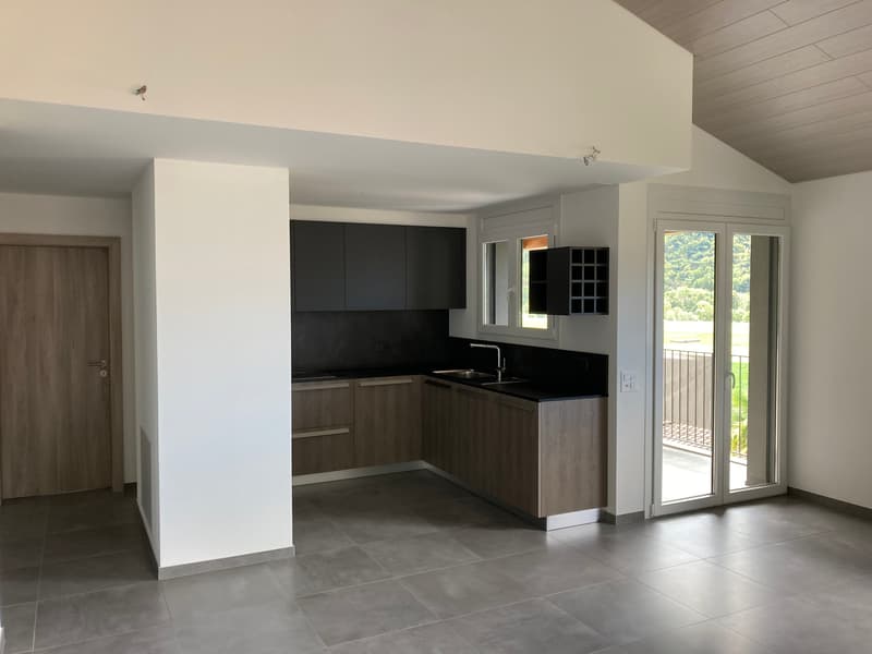 Attico di 4.5 locali con giardino privato, Lumino (1)