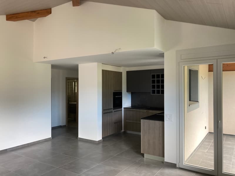 Attico di 4.5 locali con giardino privato, Lumino (2)