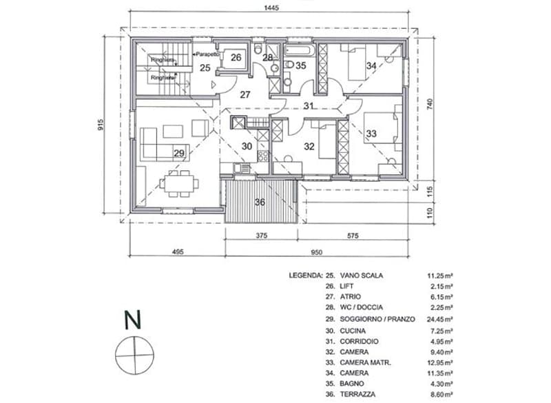 Attico di 4.5 locali con giardino privato, Lumino (17)