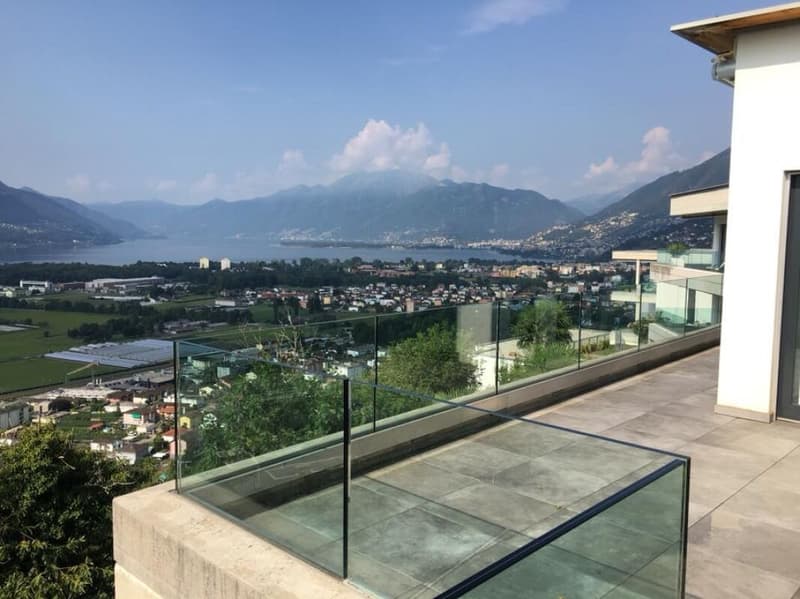 Anche residenza secondaria - Res. Diamante, attico di 4.5 locali con vista lago, Gordola (7)