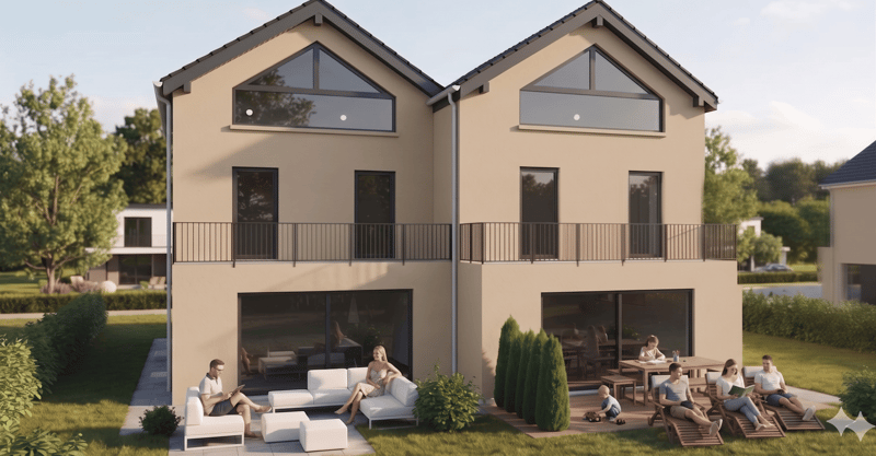 Moderne 4.5-Zimmer-Doppelhaushälfte in Meinisberg (1)