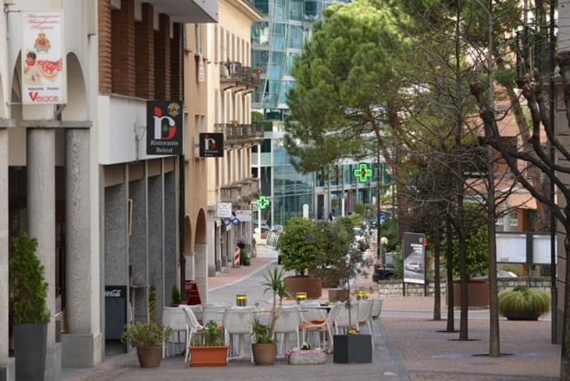 Monolocale ammobiliato con balcone a Paradiso (2)