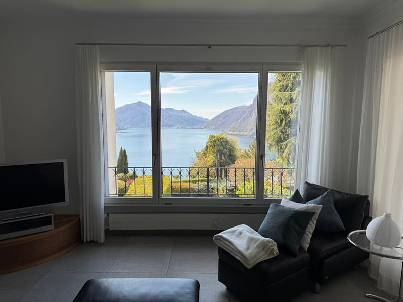 Elegante appartamento 3.5 locali con vista lago a Ruvigliana (1)