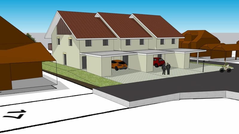 Casa a schiera moderna in un progetto di costruzione nuova - Progettazione condivisa possibile (2)