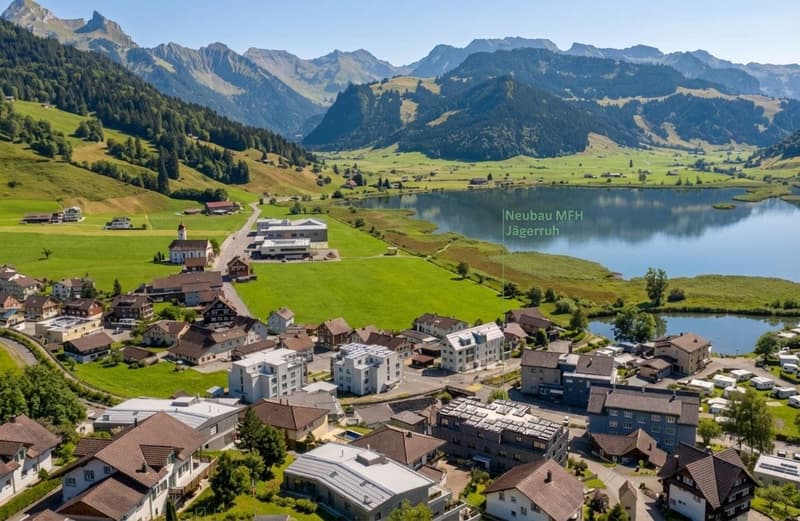 5.5-room garden apartment with lake view in Euthal - for sale (4)