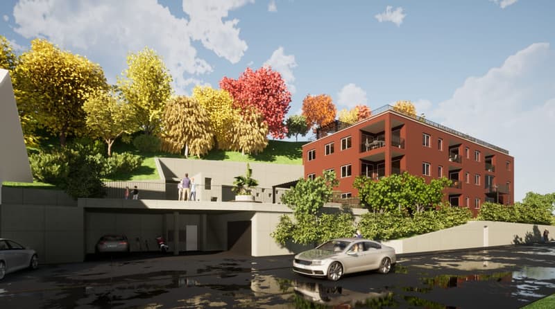 Bewilligtes MFH-Projekt: 12 Einheiten in Langnau i. E. kaufen (1)