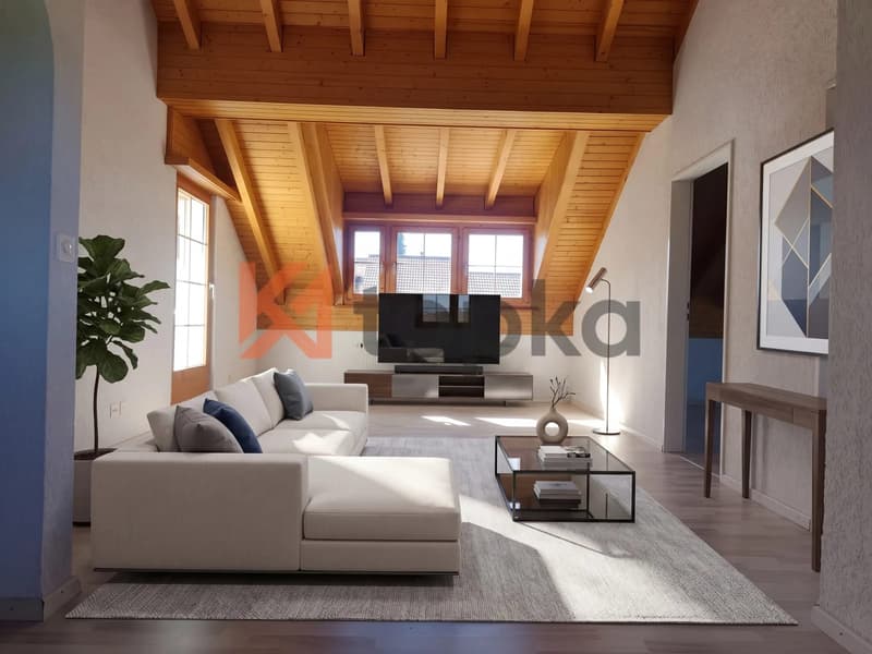 Helle 3.5-Zi.-Dachwohnung mit Weitblick in Wald AR mieten (6)