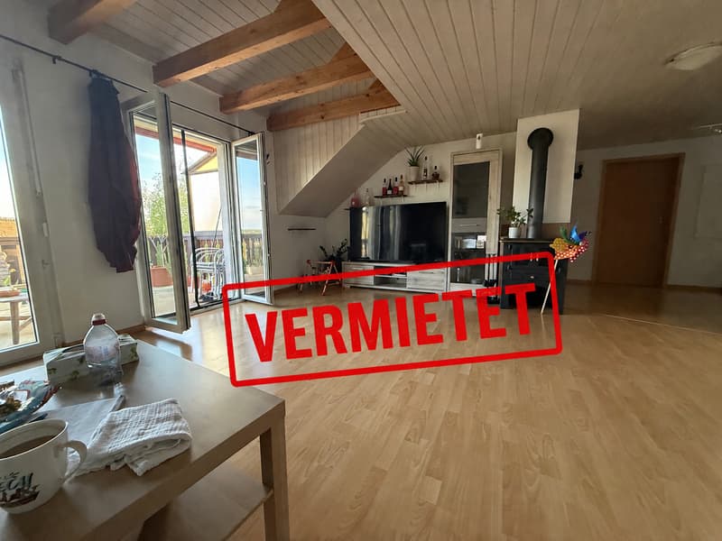 Charmante 4.5-Zimmer-Wohnung mit Kamin und Balkon (1)