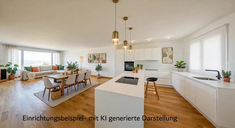 Zu verkaufen in Steffisburg: 5.5-Zimmer Reihenhaus mit hoher Privatsphäre (1)