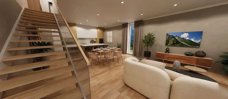 ELEGANTE CASA DUPLEX CON UNITÀ SECONDARIA INDIPENDENTE E GIARDINO (2)