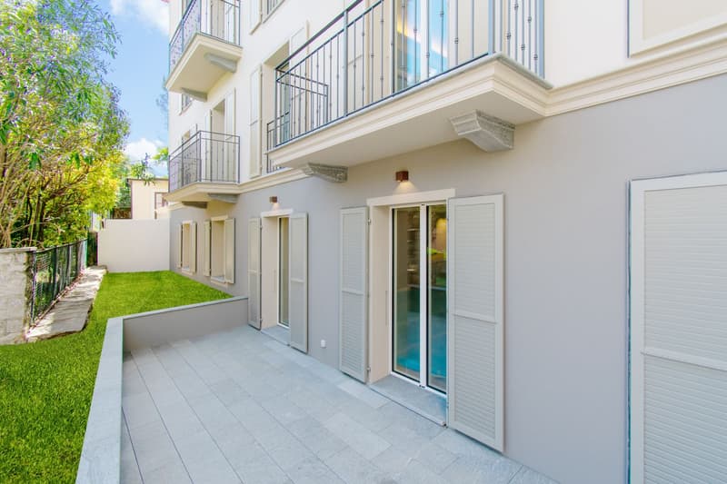 ELEGANTE APPARTAMENTO 5.5 LOCALI CON TERRAZZA E AMPIO GIARDINO (7)