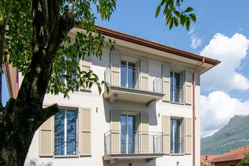 ELEGANTE APPARTAMENTO 5.5 LOCALI CON TERRAZZA E AMPIO GIARDINO (6)