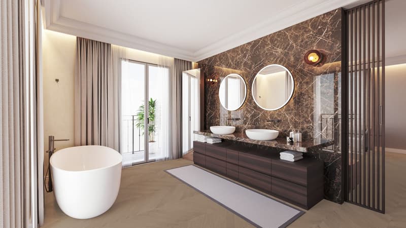 ELEGANTE APPARTAMENTO 5.5 LOCALI CON TERRAZZA E AMPIO GIARDINO (5)