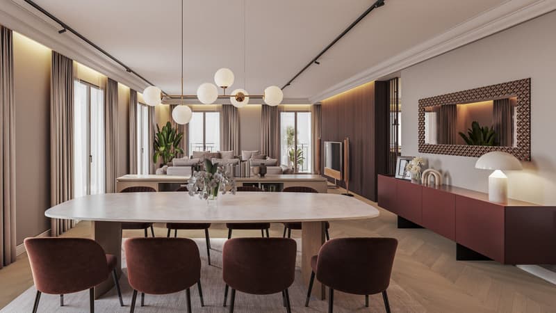 LUSSUOSO APPARTAMENTO 5.5 LOCALI NEL CUORE DI LUGANO (1)