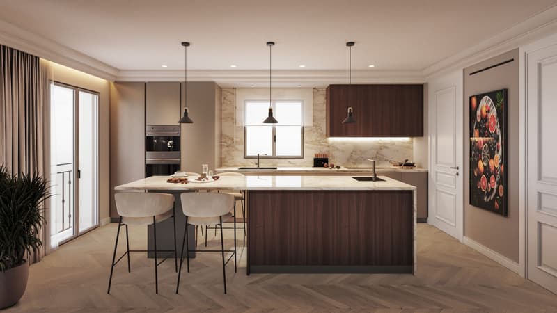 LUSSUOSO APPARTAMENTO 5.5 LOCALI NEL CUORE DI LUGANO (3)