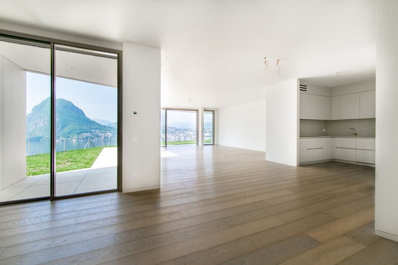 LUSSUOSO APPARTAMENTO CON GIARDINO PANORAMICO E VISTA LAGO (2)