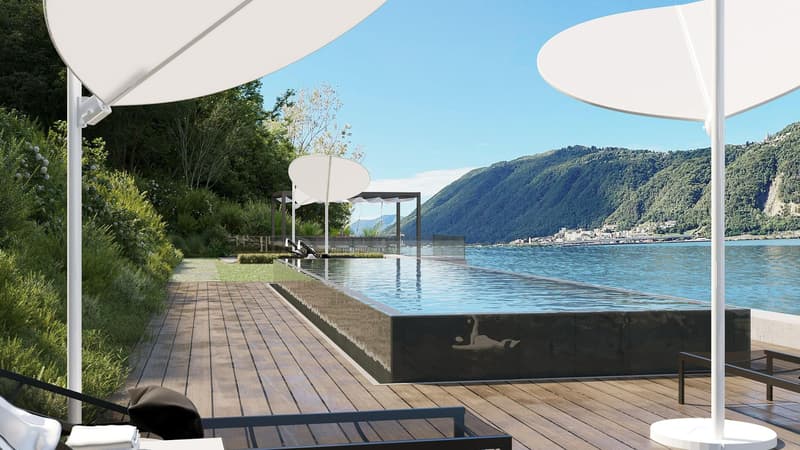 ELEGANTE BILOCALE FRONTE LAGO CON VISTA INCANTEVOLE (7)