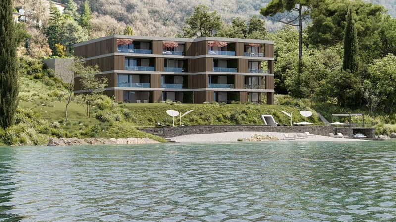 ELEGANTE BILOCALE FRONTE LAGO CON VISTA INCANTEVOLE (2)