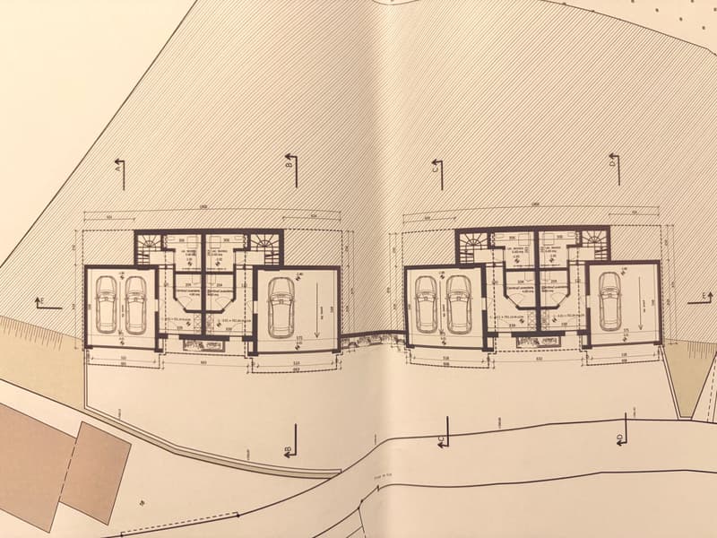 Terreno con progetto approvato per 4 case a Lugano-Valcolla (3)