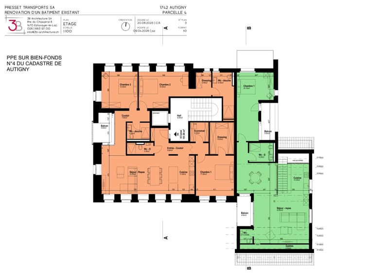 Appartement neuf de 4,5 pièces à 15 min de Fribourg, Le Clos d'Autigny (LOT 3) (10)