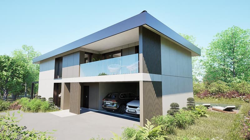 Splendide maison individuelle de 5 pièces avec deux terrasses (clés en main) (4)