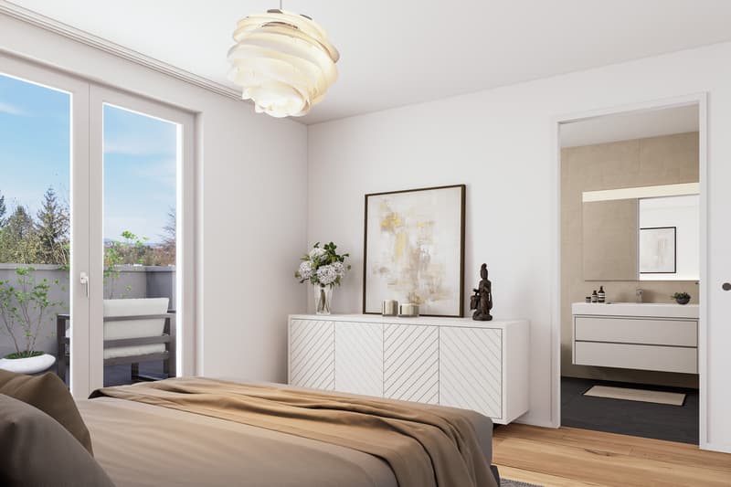 3.5-Zimmer-Attikawohnung mit 2 Terrassen (2)