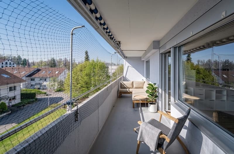 Grosszügiger Balkon
