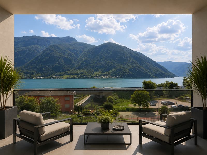 Nuovi Appartamenti Esclusivi con Vista Lago a Melano (11)