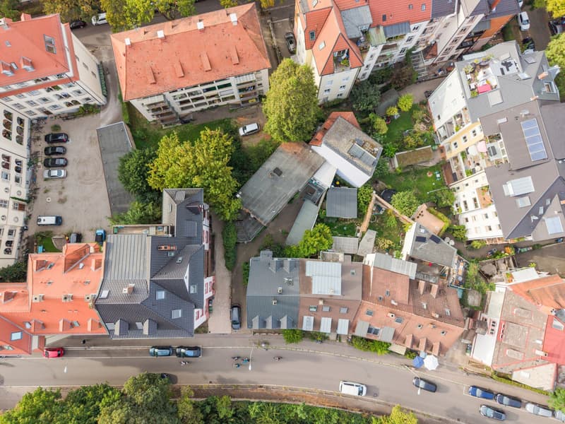 Luftbild Draufsicht Grundstück