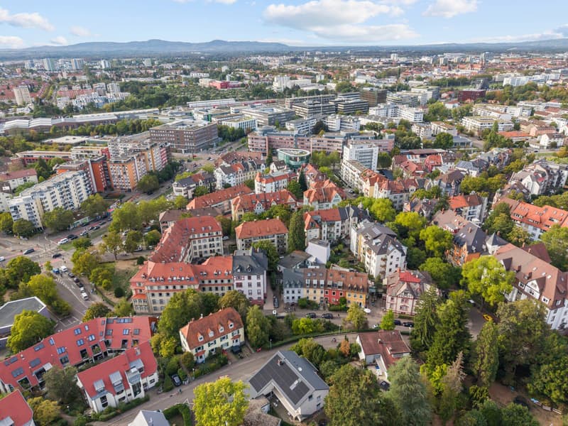 Luftbild Freiburg-Wiehre