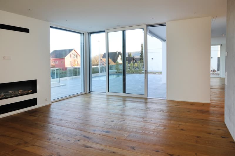 Oberwil Bestlage: Exklusive 6-Zimmer-Villa mit Pool, Garten & Einliegerwohnung (11)