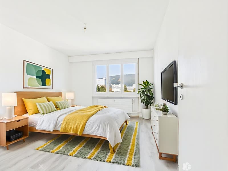 Appartement 3 pièces rénové avec vue panoramique à Biel (2)