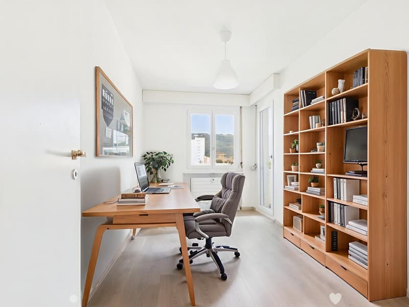 Appartement 3 pièces rénové avec vue panoramique à Biel (3)