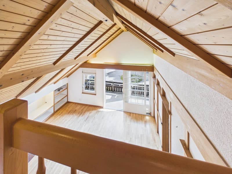 3,5 Zimmer Dachwohnung mit Bergsicht und Raumhöhe (5)
