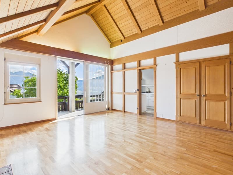 3,5 Zimmer Dachwohnung mit Bergsicht und Raumhöhe (14)