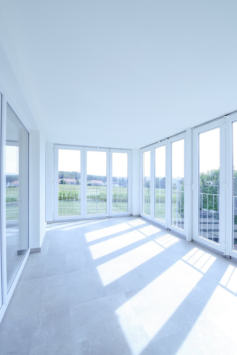 Wintergarten mit Blick ins Grüne